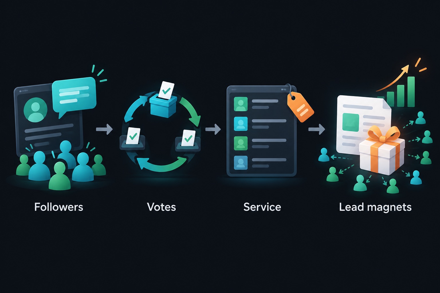 How RankInPublic got its first users: posting to existing X followers, a share-to-vote loop, a paid directory service, then lead magnets on X and LinkedIn