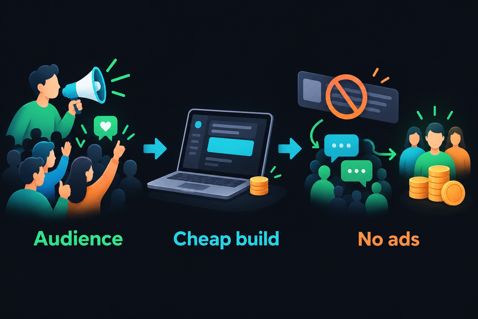 Apps built with Cursor revenue patterns: cheap builds, audiences that already existed, and no paid ads leading to the first paying users